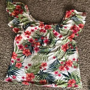 2 piece floral outfit